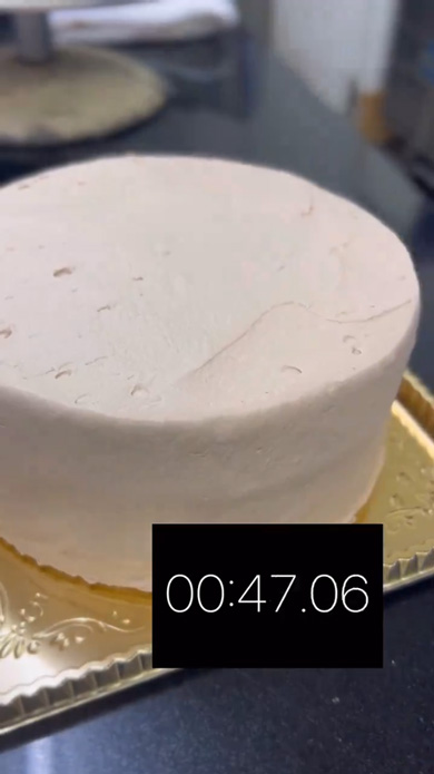 パティシエ 本気 ナッペ ケーキ クリーム プロ メイキング 1分チャレンジ