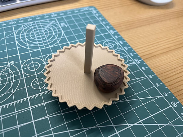 モンブランみたいな輪ゴム入れ・パーツ