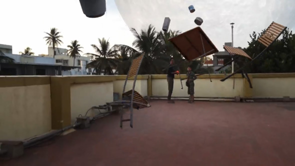 月 地球 衝突 映画 ムーンフォール PR 動画 SF VFX