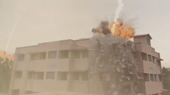 月 地球 衝突 映画 ムーンフォール PR 動画 SF VFX