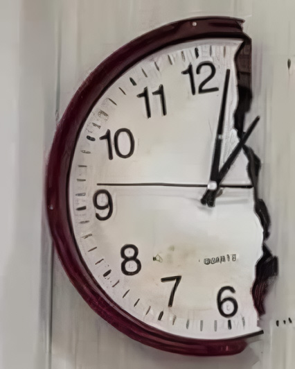 ベトナム 壊れた時計 修復 アート 手書き 文字盤 壁掛け 時計