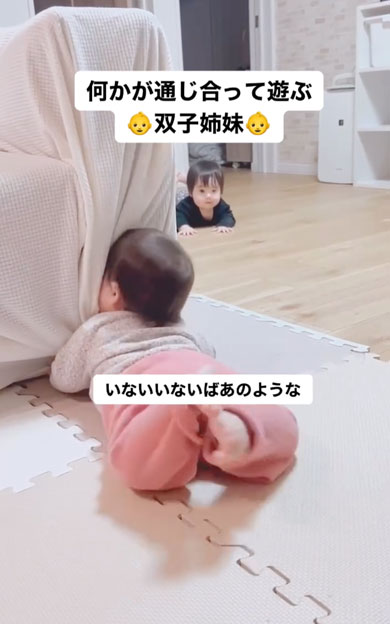 双子にしか分からない遊び