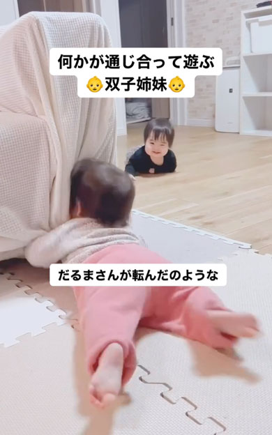 双子にしか分からない遊び