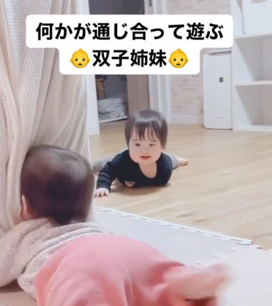 双子にしか分からない遊び