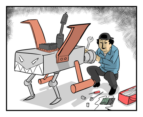 現場川柳　第10回優秀賞「終業後　密かに試す　魔改造」