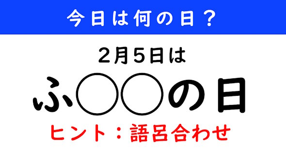 今日は何の日