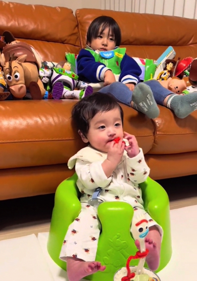 兄弟でトイ・ストーリー鑑賞