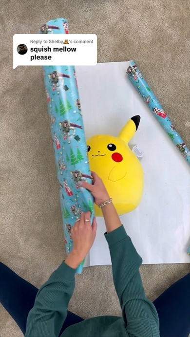 ラッピング　ピカチュウ