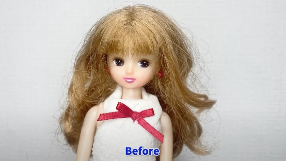 リカちゃん人形 ヘアカット ミニチュア