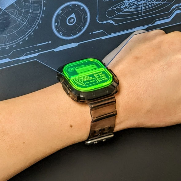 ホログラム時計