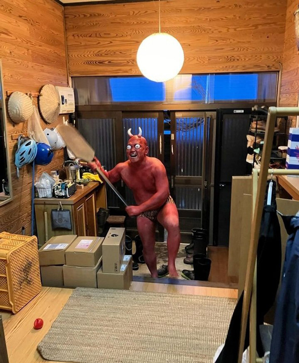 鬼役 夫 怖すぎ ガチ 地域 依頼 衣装 コスプレ 節分