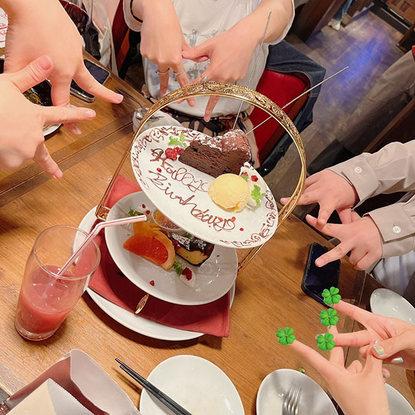 ティーパーティーの様子