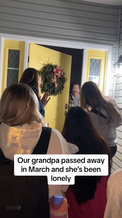 祖母サプライズ