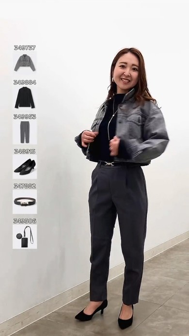 GU 新作 春 ヴィンテージ風 デニムジャケット  デニムクロップドジャケット