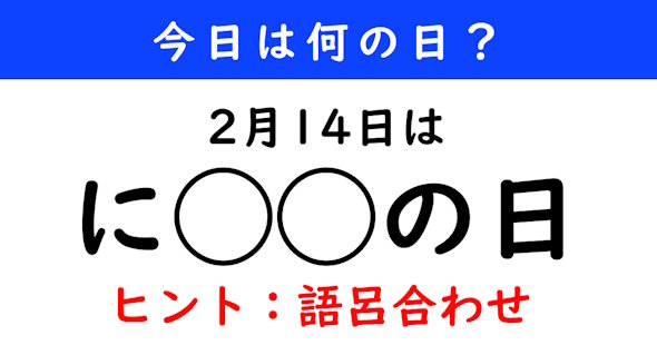 今日は何の日