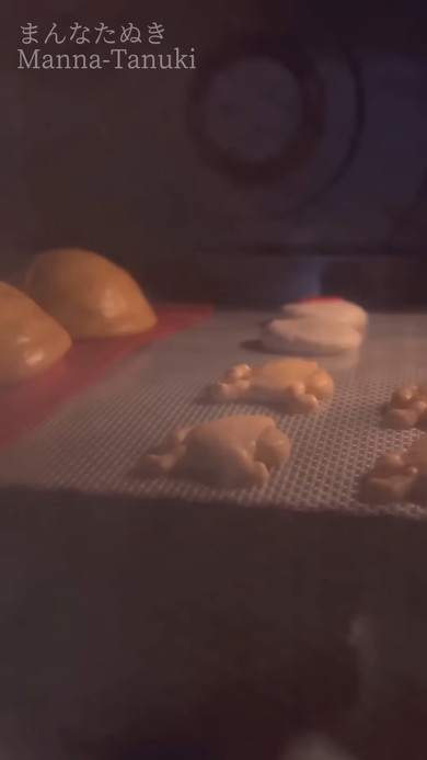 マカロンで作る目玉おやじの製作過程