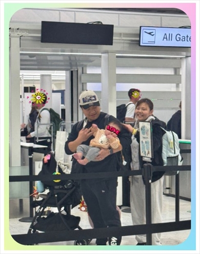 カナダに帰国した佐々木健之介と凛、第1子女児の寿々ちゃん