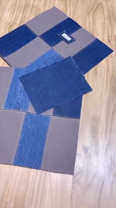 はかなくなったデニムをリメーク