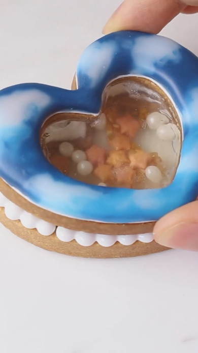 空色シャカシャカクッキー製作過程