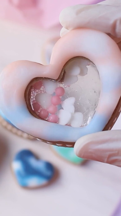 空色シャカシャカクッキー製作過程