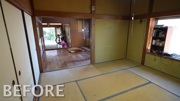 棚をガンガン壊す