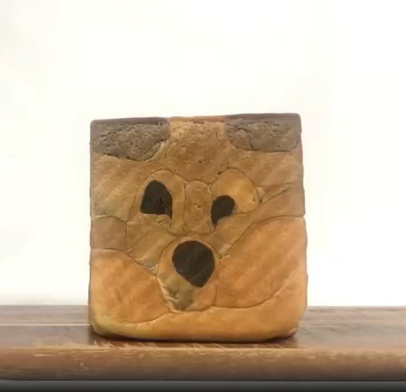 断面がワンコのパン