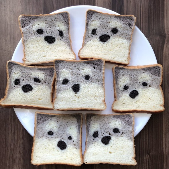 断面がワンコのパン