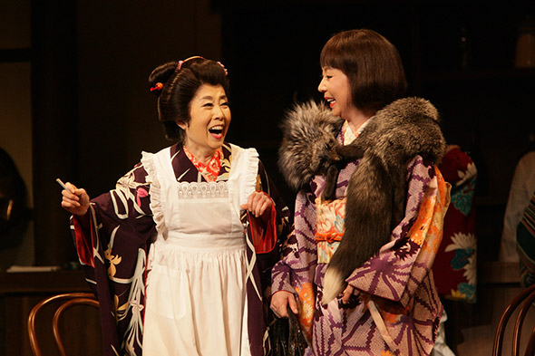 帝国劇場で2009年に上演された『放浪記』での山本さん