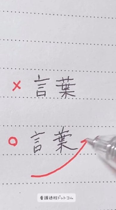 「言葉」の良い例と悪い例