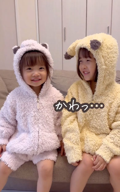 4歳と2歳の姉妹