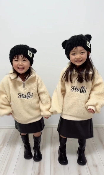 おそろいコーデ姉妹