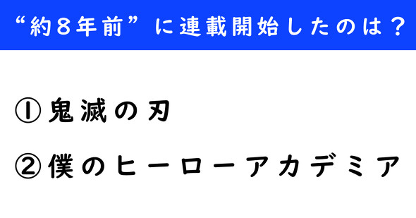ねとらぼ　想像と現実　鬼滅の刃　僕のヒーローアカデミア　