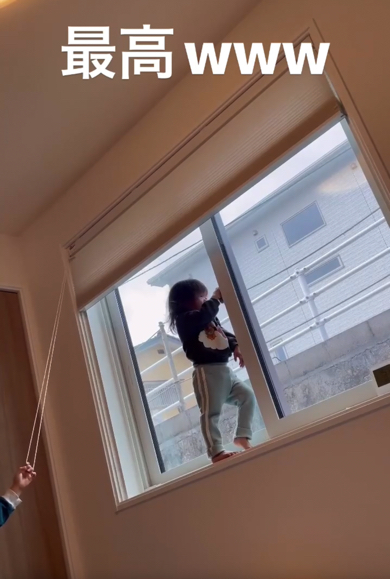 哀愁感じるめいっ子の姿