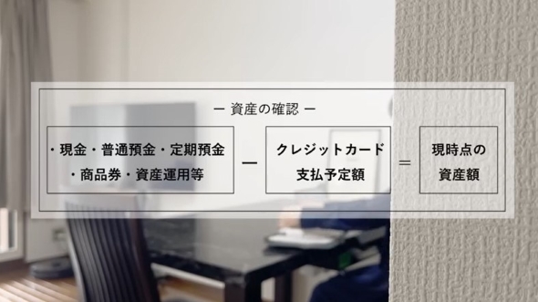 資産の確認