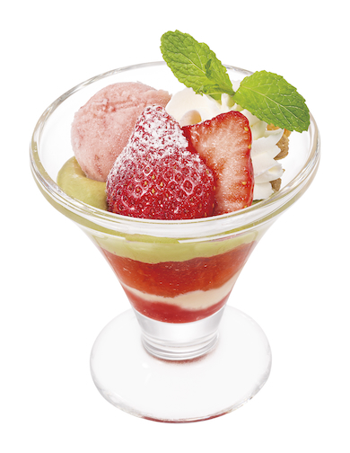 あまおうとピスタチオのちょこっとパルフェ