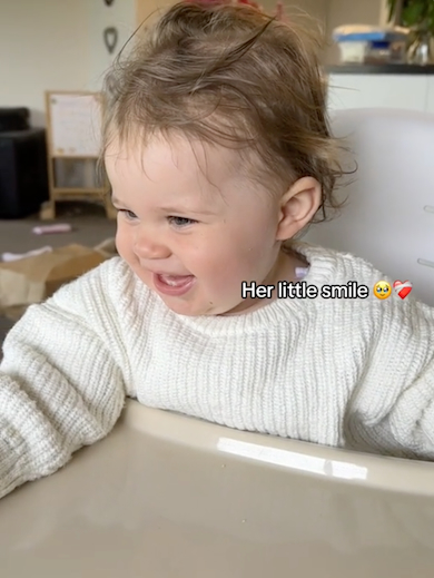 パパの写真を見た反応