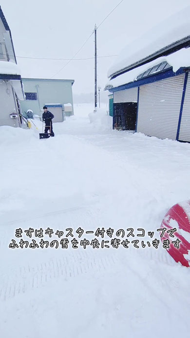 除雪　雪かき　手入れ