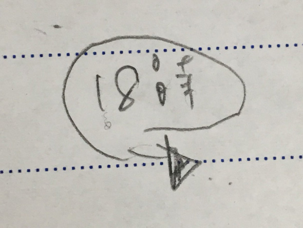 事務 ミス おじさん 見える 奇跡 落書き 電話 メモ 18時 向き 角度 偶然