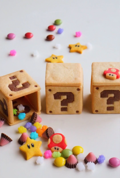 ハテナブロック風クッキーの完成
