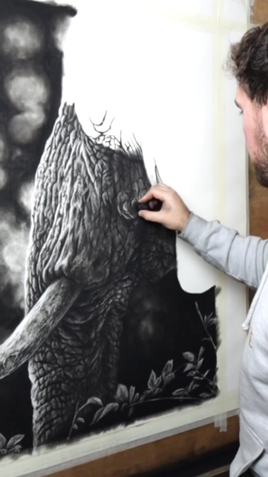 絵画　動画　海外アーティスト