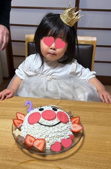 アンパンマン 誕生日ケーキ 子育て
