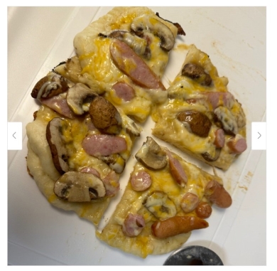 高橋真麻の娘が作った手作りピザ