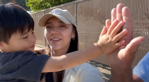 アメリカ義両親がサプライズ来訪