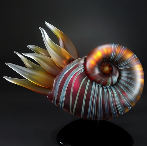 ガラス細工のアンモナイト