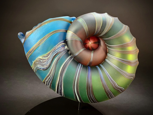 ガラス細工のアンモナイト