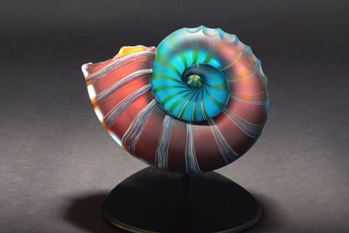 ガラス細工のアンモナイト