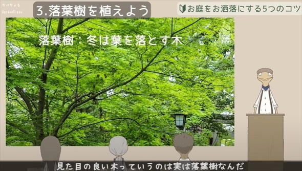 庭づくりのコツ