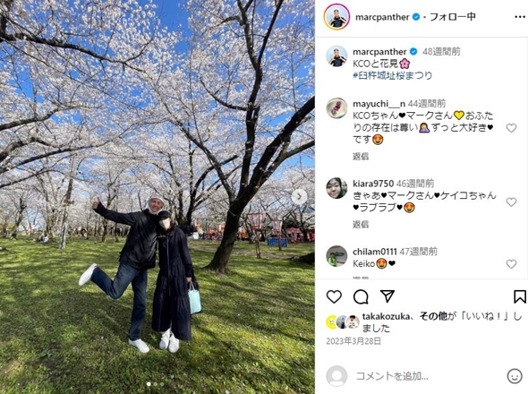 KEIKOとマークパンサー