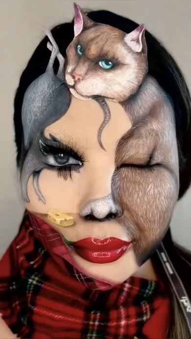 ネコとネズミのメイク