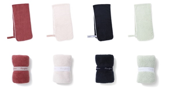 Francfrancが発売したトレーニング用のアイテム「ジム」シリーズの「ジムタオル  ミニフェイスタオル」